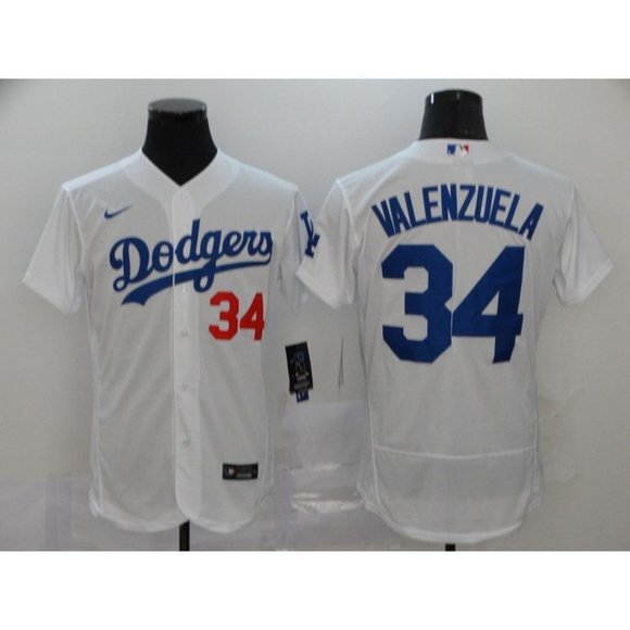 la dodgers white jersey